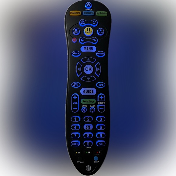 🍄 AT&T U-Verse Genuine S30-S1B Remote Control Backlit - Picture 1 of 6